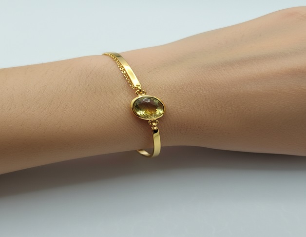 VERANCHRISTIEN BRACELET YELLO GOLD WITH YELLOW SAPPHIRE
